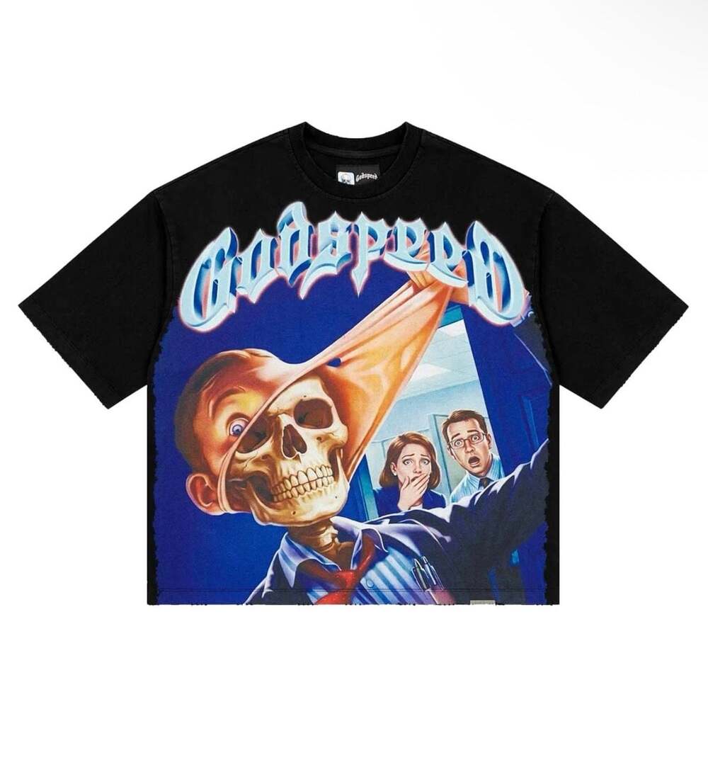 Godspeed Mask Off T-Shirt Black Wash